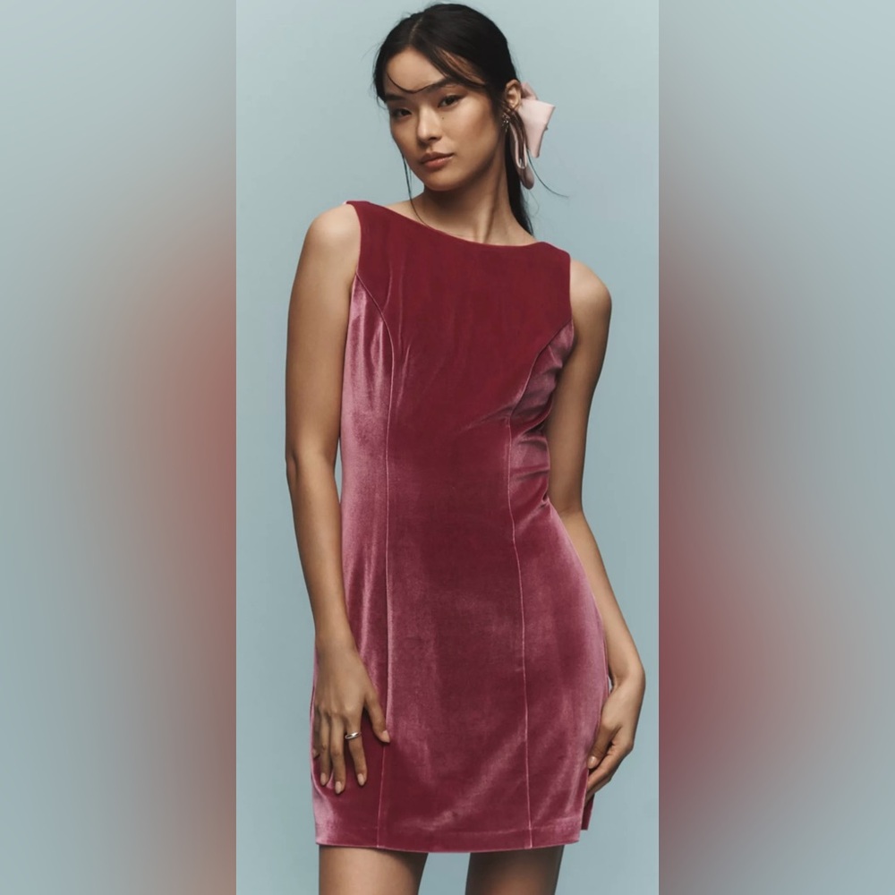 Hutch Velvet Shift Bow
Mini Dress
